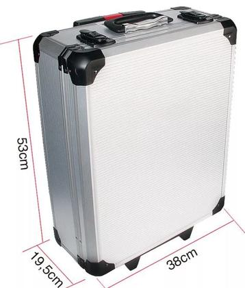 Maleta De Ferramentas 186 Peças Com Rodinha E Fechadura - BEST