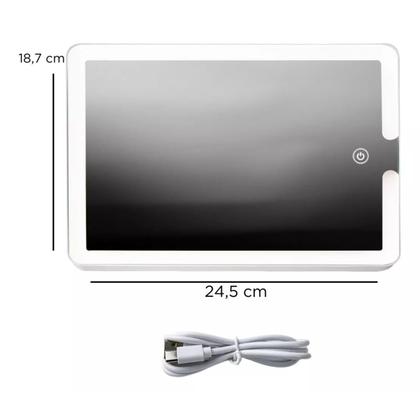 Imagem de Maleta de Maquiagem Bolsa Make Acessórios Led Porta Pincel