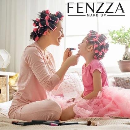 Imagem de Maleta De Maquiagem Com Sombras Gloss e Batom - Maleta dos Sonhos Rosa - 5 Compartimentos - Fenzza Teen - SKV120021