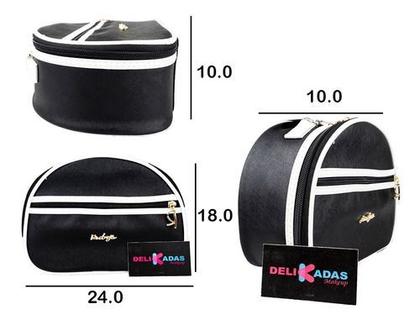 Imagem de Maleta De Maquiagem Completa Com Kit De Pinceis E Maquiagem