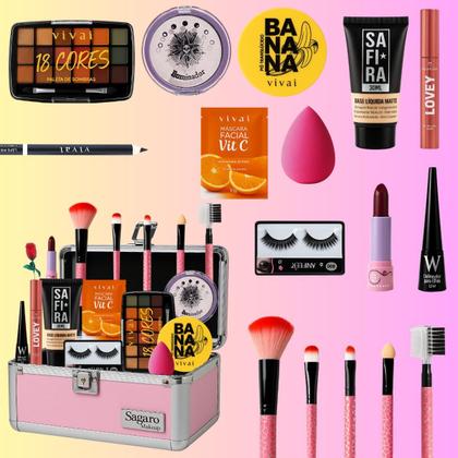 Imagem de Maleta De Maquiagem Completa Profissional ESPECIAL PRESENTE