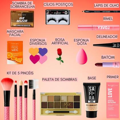 Imagem de Maleta De Maquiagem Completa Ruby Rose Cor Profissional