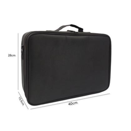 Imagem de Maleta de Maquiagem Profissional Com Divisórias Organização Make Grande Preta BL-1110