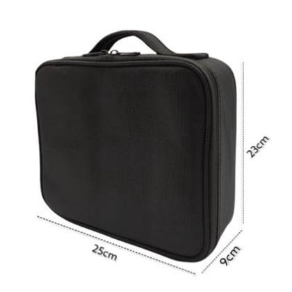 Imagem de Maleta de maquiagem profissional com divisórias organização make preto P