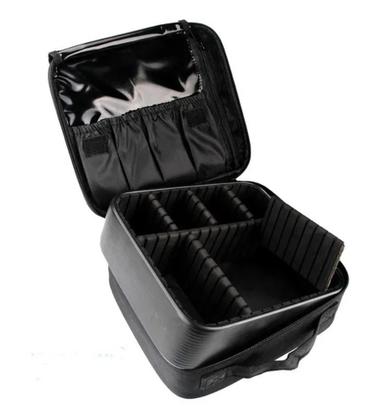 Imagem de Maleta de maquiagem profissional com divisórias organização make preto P