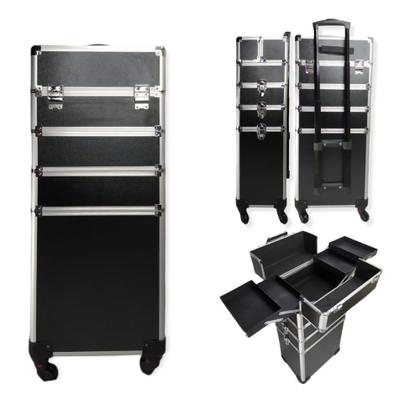 Imagem de Maleta De Maquiagem Profissional Com Rodinhas 4 Andares