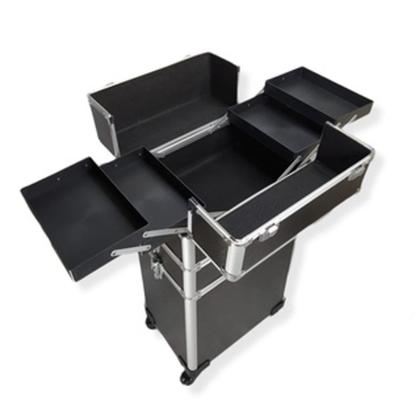 Imagem de Maleta De Maquiagem Profissional Com Rodinhas 4 Andares