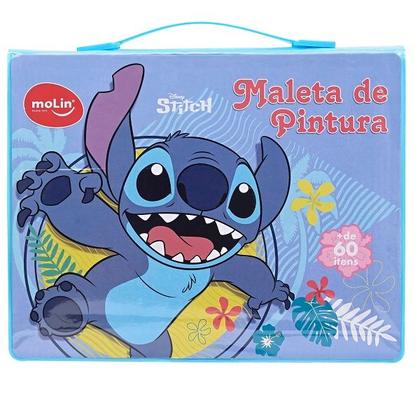 Imagem de Maleta de Pintura 64 ITENS STITCH Plastica Molin COR Azul