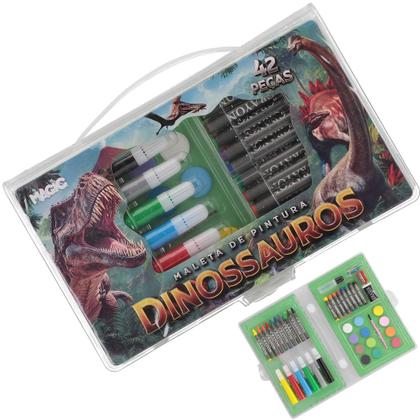 Imagem de Maleta de Pintura com 42 Peças - Tema Dinossauros  Grupo Magic