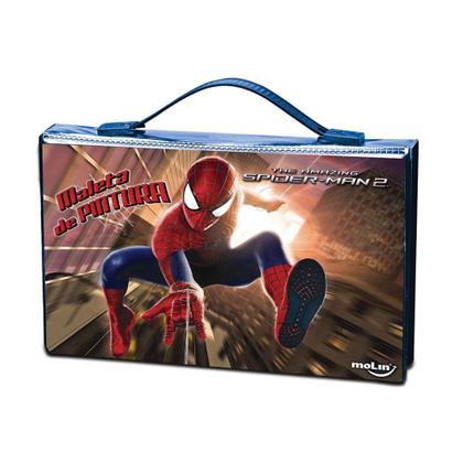 Imagem de Maleta de Pintura Homem-Aranha Molin Embalagem Sortida Retangular