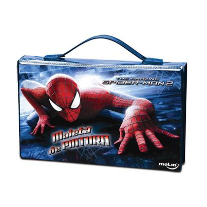 Imagem de Maleta de Pintura Homem-Aranha Molin Embalagem Sortida Retangular