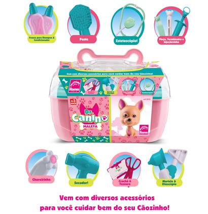 Imagem de Maleta Doutor Dr Canino Com Acessórios Roma