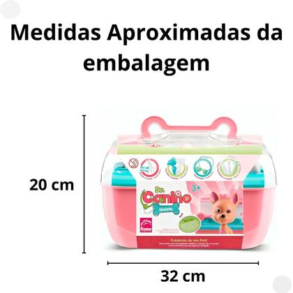 Imagem de Maleta Dr. Canino Rosa E Verde 5510 - Roma