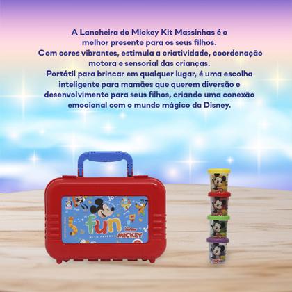 Imagem de Maleta Escolar Mickey + Conjunto Massinhas de Modelar