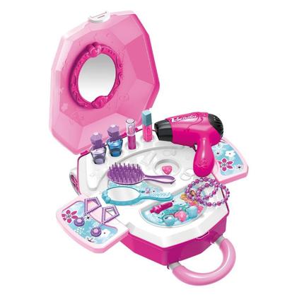 Imagem de Maleta Infantil Mania De Beleza Penteadeira Com Acessórios - Dm Toys