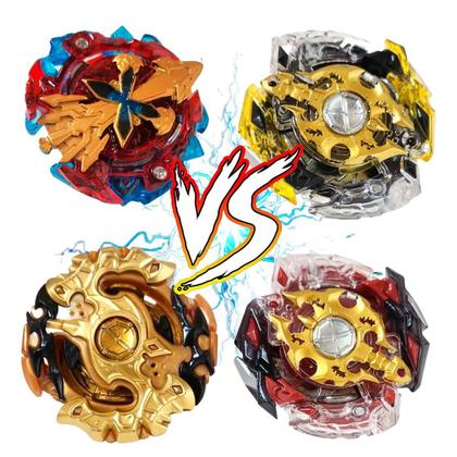 Maleta Kit 8 Beyblade Storm Gyro Completo Lançadores Grip - Klizz