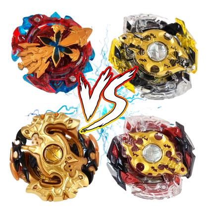 Maleta Kit 8 Beyblade Storm Gyro Completo Lançadores Grip