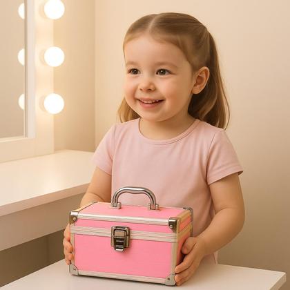 Imagem de Maleta Kit De Maquiagem Infantil Presente Top Completa