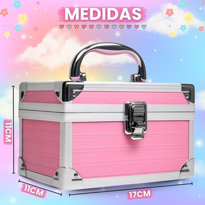 Imagem de Maleta Kit De Maquiagem Infantil Presente Top Completa