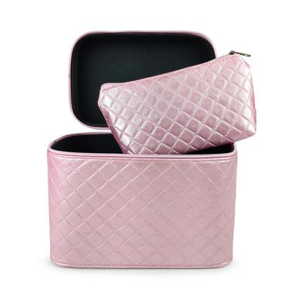 Imagem de Maleta Maquiagem Pincel Macrilan Base Ruby Rose + Necessaire