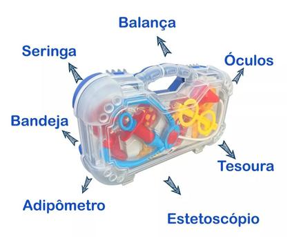 Imagem de Maleta Médica Infantil - Mini Doutor Crianças.
