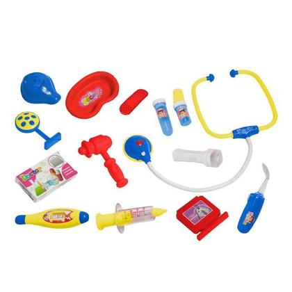 Imagem de Maleta Médico Doutor DM c/ Lanterna e Acessórios 14 Peças DM Toys
