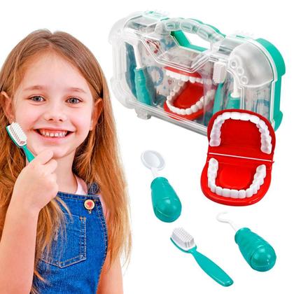 Imagem de Maleta Mini Doutor Kit Dentista Infantil  4 Peças - Paki Toys