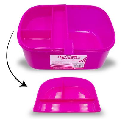 Imagem de Maleta Multiuso Manicure Pedicure Maquiagem Rosa Grande