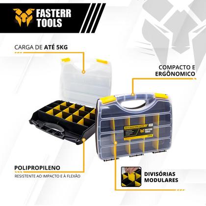 Imagem de Maleta Organizadora 16 Divisões Fasterr FST019