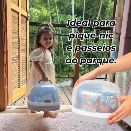 Imagem de Maleta Organizadora Farmacinha Multiuso Enxoval de Bebê Primeiros Socorros Caixa Maquiagem