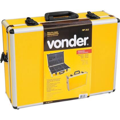 Imagem de Maleta para ferramentas 455x330x152mm amarela mf312 - Vonder