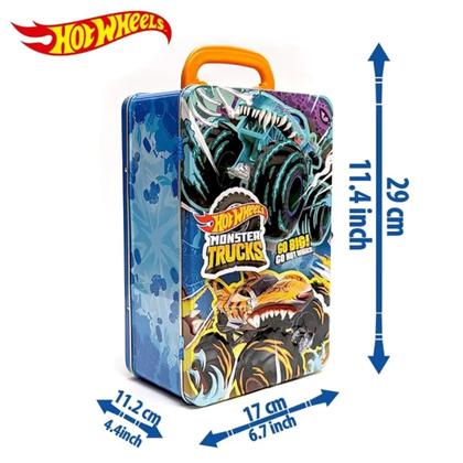 Imagem de Maleta para Guardar até 6 Monster Truck Hot Wheels F0141-4 - Fun Divirta-se