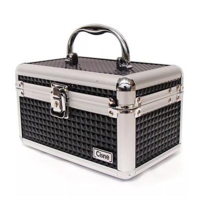 Imagem de Maleta Para Maquiagem Esmaltes Bijuterias Cisne Vazia Cores