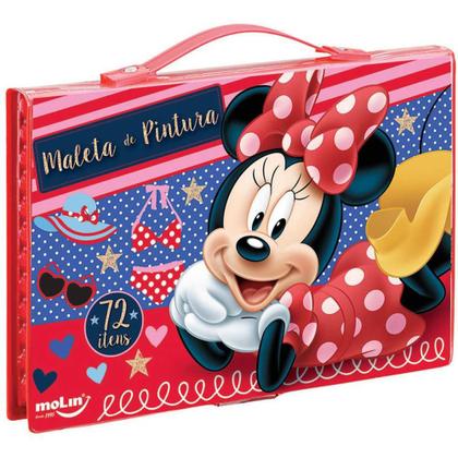 Imagem de Maleta para Pintura Minnie Completa com 72 ITENS