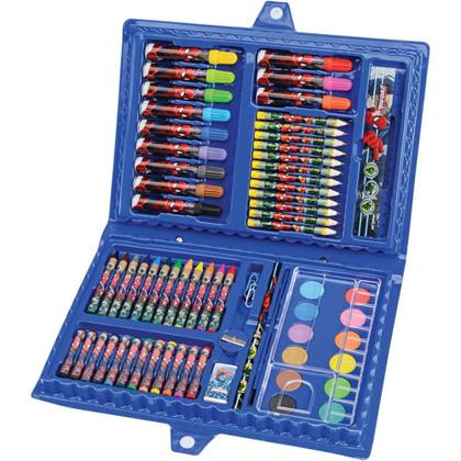 Imagem de Maleta para Pintura SPIDER-MAN com 72 ITENS - Completa e Divertida