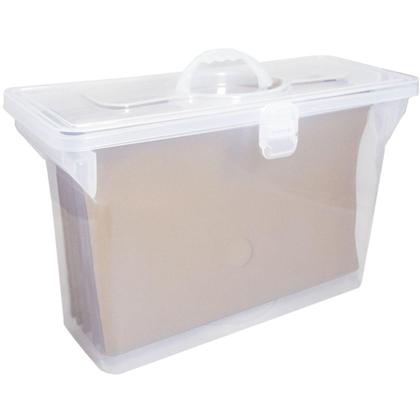 Imagem de Maleta Plastica com ALCA C/06 Past.susp.kraft Cristal - Gna