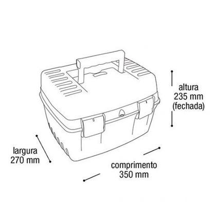 Imagem de Maleta Plástica Organizadora New Box 2030  Arqplast