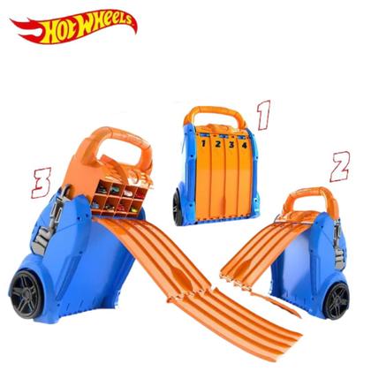 Imagem de Maleta Porta Carrinhos Hotwheels Pista Porta Lançador