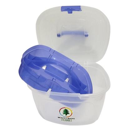 Imagem de Maleta Transparente Maxi Box 28X25X18cm - Monte Líbano