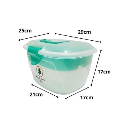 Imagem de Maleta Transparente Maxi Box 28X25X18cm - Monte Líbano