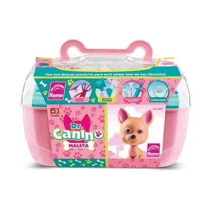 Imagem de Maleta Veterinária Infantil Doutor Canino Roma Jensen 15 Peças