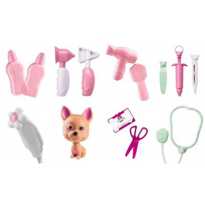 Imagem de Maleta Veterinária Infantil Doutor Canino Roma Jensen 15 Peças