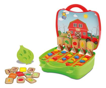 Imagem de Maletinha Fazendinha Diver Farm 28 Pçs com Massinha Modelar