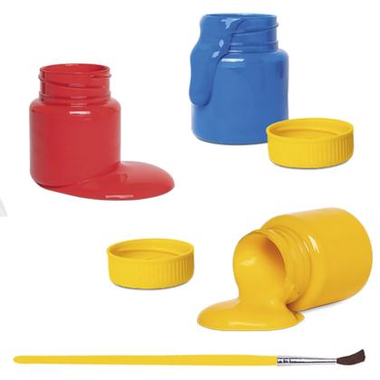 Imagem de Maletinha Unika Pintura Para Colorir Boneco Unicórnio Em Vinil Atóxico Lavável - Samba Toys