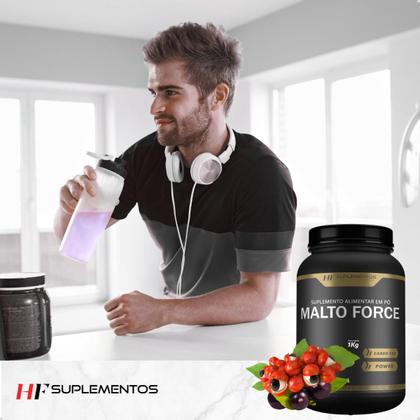 Imagem de Malto force maltodextrina com vitamina c 1kg hf suplements