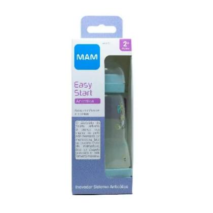 Imagem de Mamadeira 260 Ml Bico 2m+ Azul/Lilás Easy Start Mam