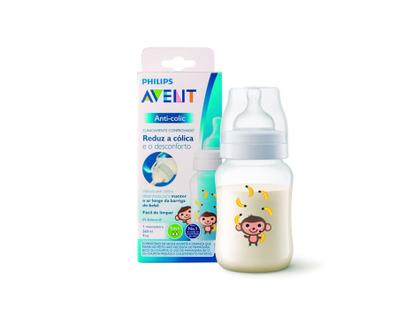 Imagem de Mamadeira Avent Classic 260/330Ml Decorada Com Bico Extra N4