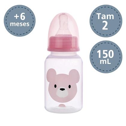 Imagem de Mamadeira Bico Em Silicone Standard 150mL Com Sistema Anticólica Plasútil
