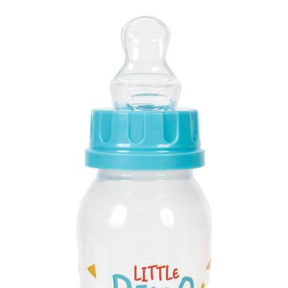 Imagem de Mamadeira Bico Macio Ortodôntico Little Dino Azul 240ml BabyGo