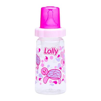 Imagem de Mamadeira big oceano bico de silicone regular rosa 330ml lolly